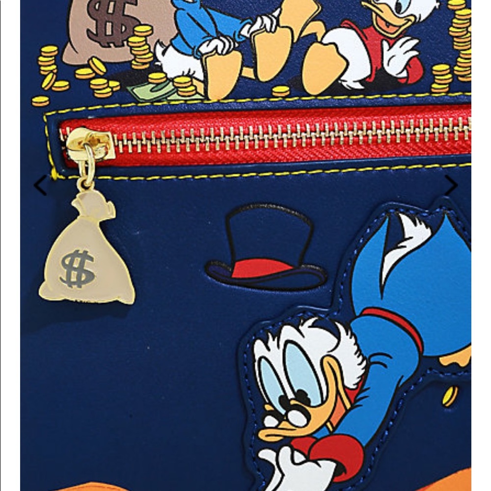 Loungefly Disney DuckTales Gold Coin Mini Backpack - Picture 4 of 5